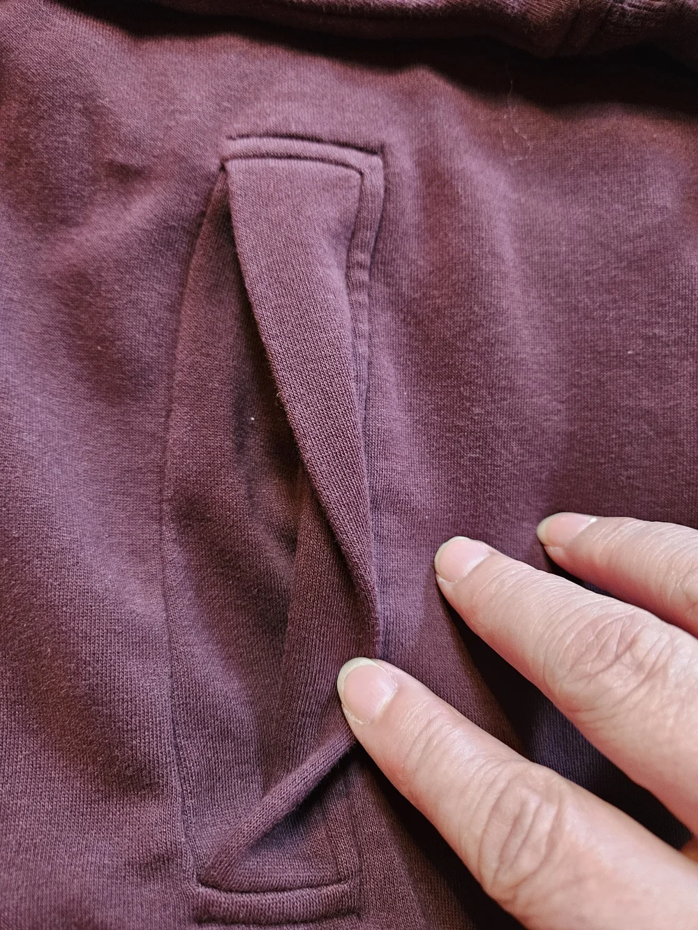 Banana Republic Men's Merlot Full-Zip Sweater with Contrast Trim